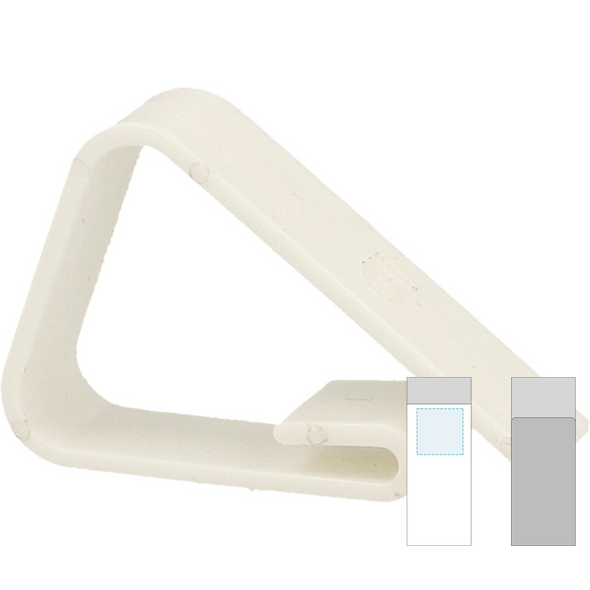 Tweezers to Hold Tablecloth White PP